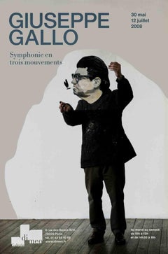  Giuseppe Gallo. Symphonie en trois  Lithographieplakat, Giuseppe Gallo, Italien – 2008