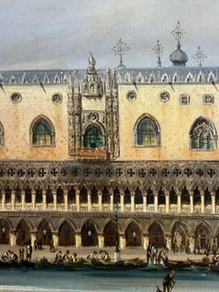 Venice, View of the Doge’s Palace and St Mark’s Campanile