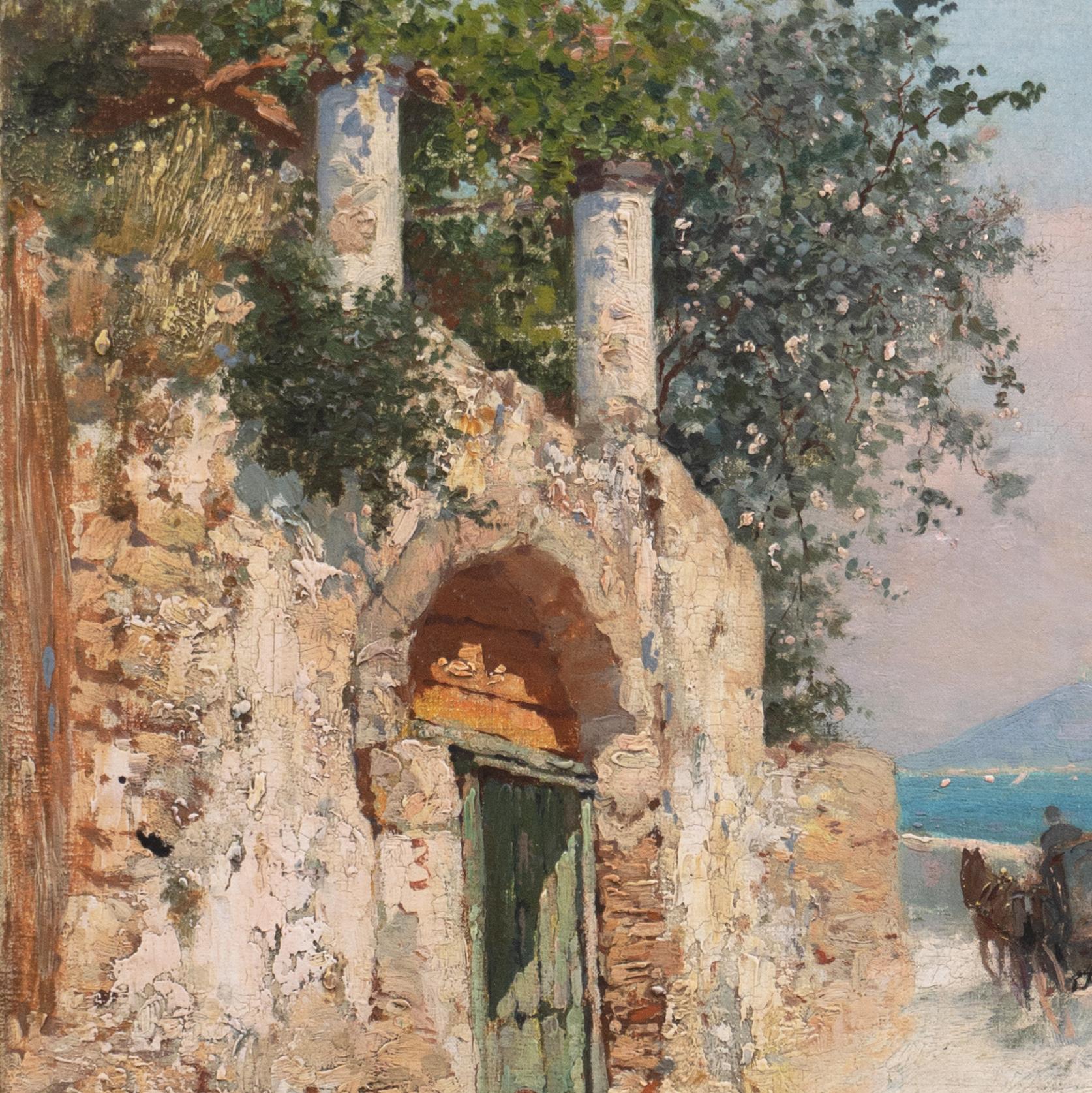 Nápoles con vistas al Vesubio