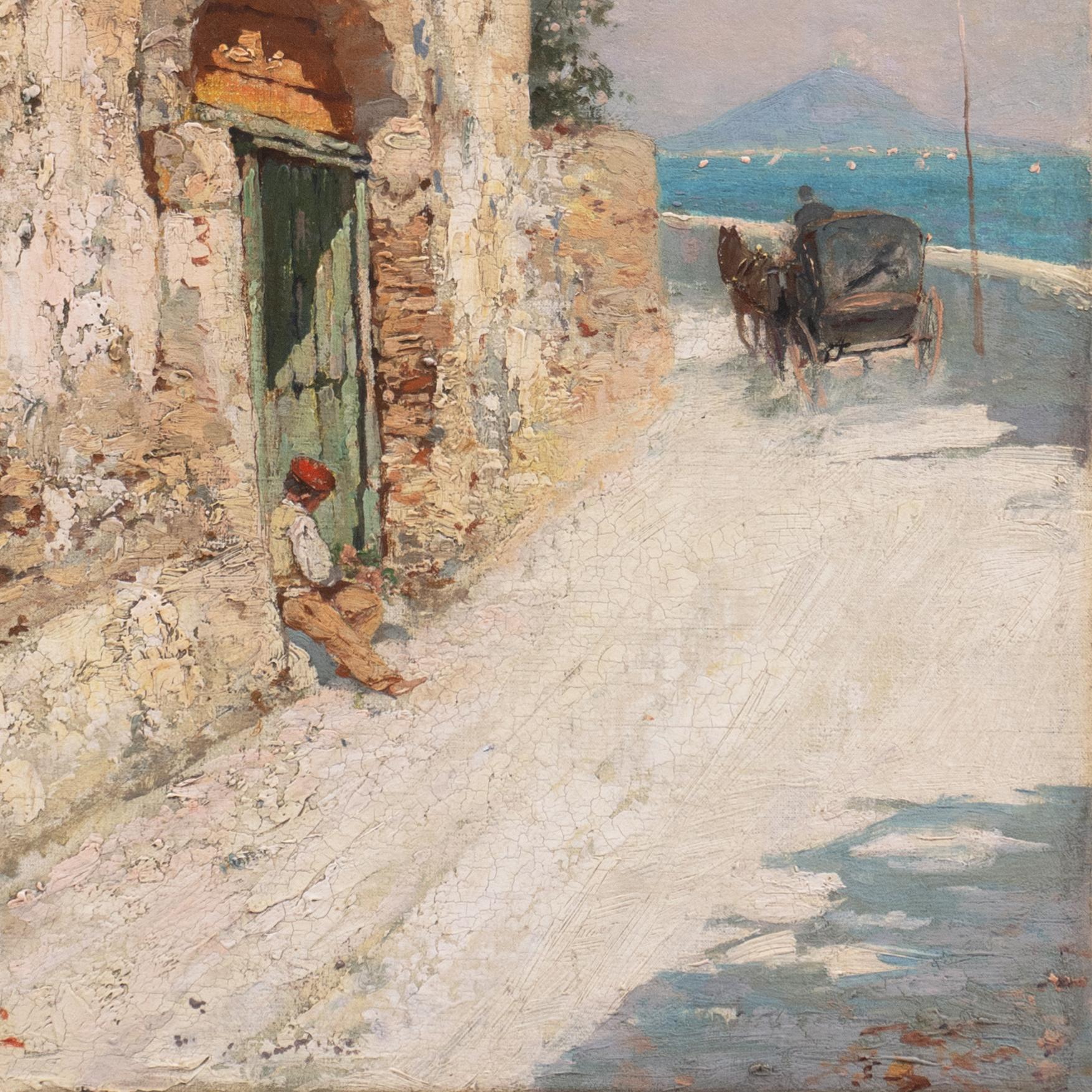 Nápoles con vistas al Vesubio