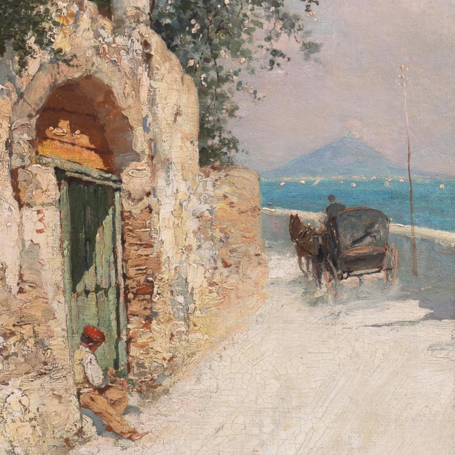 Neapel mit Blick auf den Vesuv