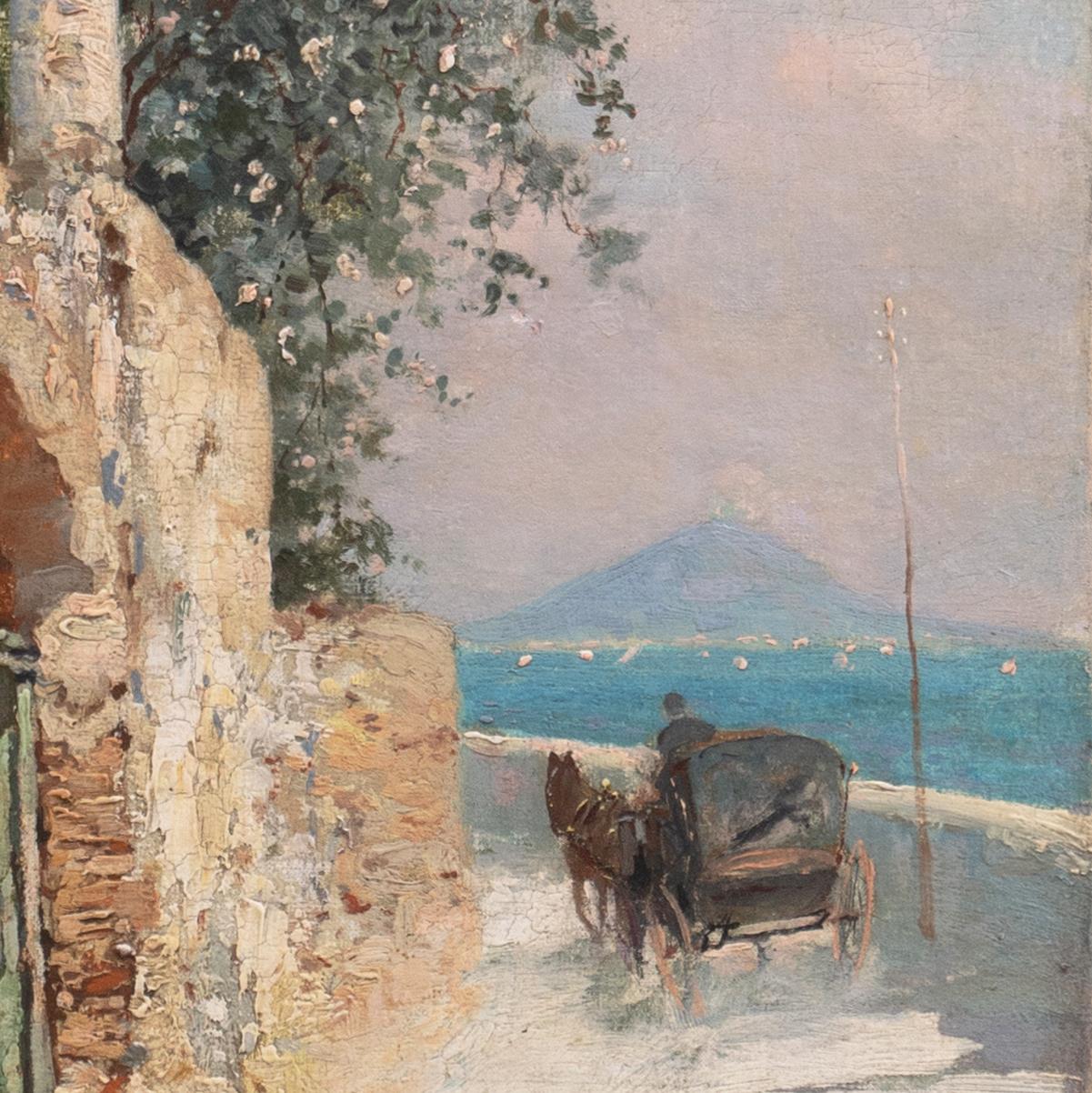 Nápoles con vistas al Vesubio