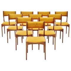 Giuseppe Gibelli Beatrice Dining Chairs Sormani, Italy, 1960