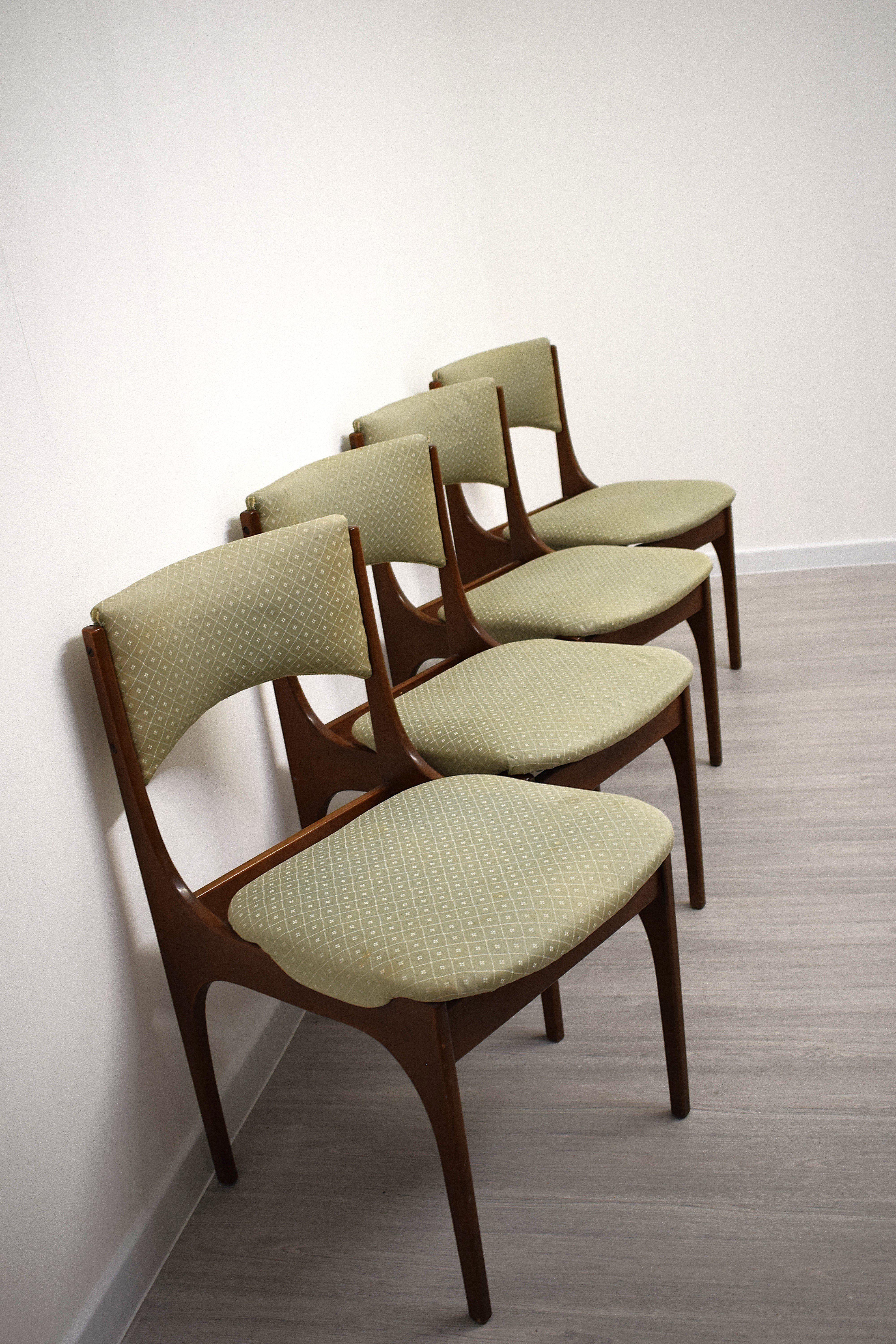 Late 20th Century Giuseppe Gibelli Per Sormani - Ensemble de 4 chaises mod. Beatrice, 1970 en vente