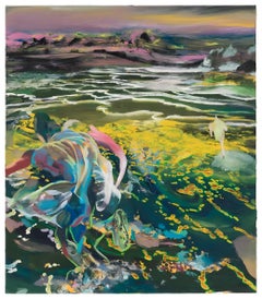 Dissolution: Abstract Painting, Oil on Canvas, Unframed, 195x163 cm