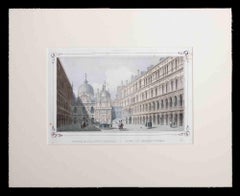 Doge's Palace in Venice - Lithograph by Giuseppe Kier - 19th Century