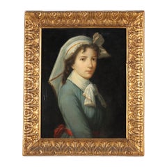 Copy of the self-portrait of Elisabeth Louise Vigée -Le -Brun, 1800s