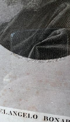 Pair of Early 19th Century Engravings of Raffael & Michelangelo