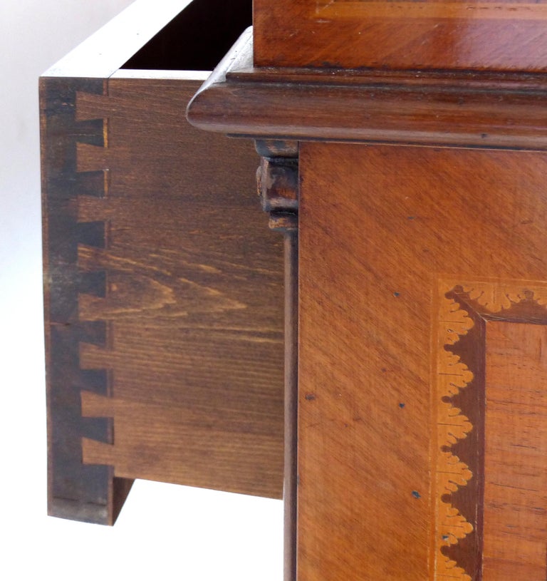 Giuseppe Maggiolini Neoclassical Marquetry Chest of Drawers, Italy, circa 1960 For Sale 10