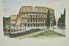 Colosseum - Etching by Giuseppe Malandrino - 1970s