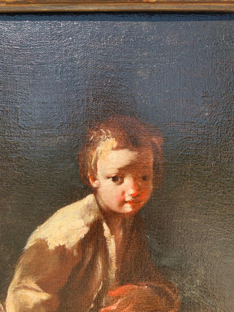 Giuseppe Maria Crespi (maître bolonais) - Paire de peintures de figures du XVIIIe siècle en vente 5