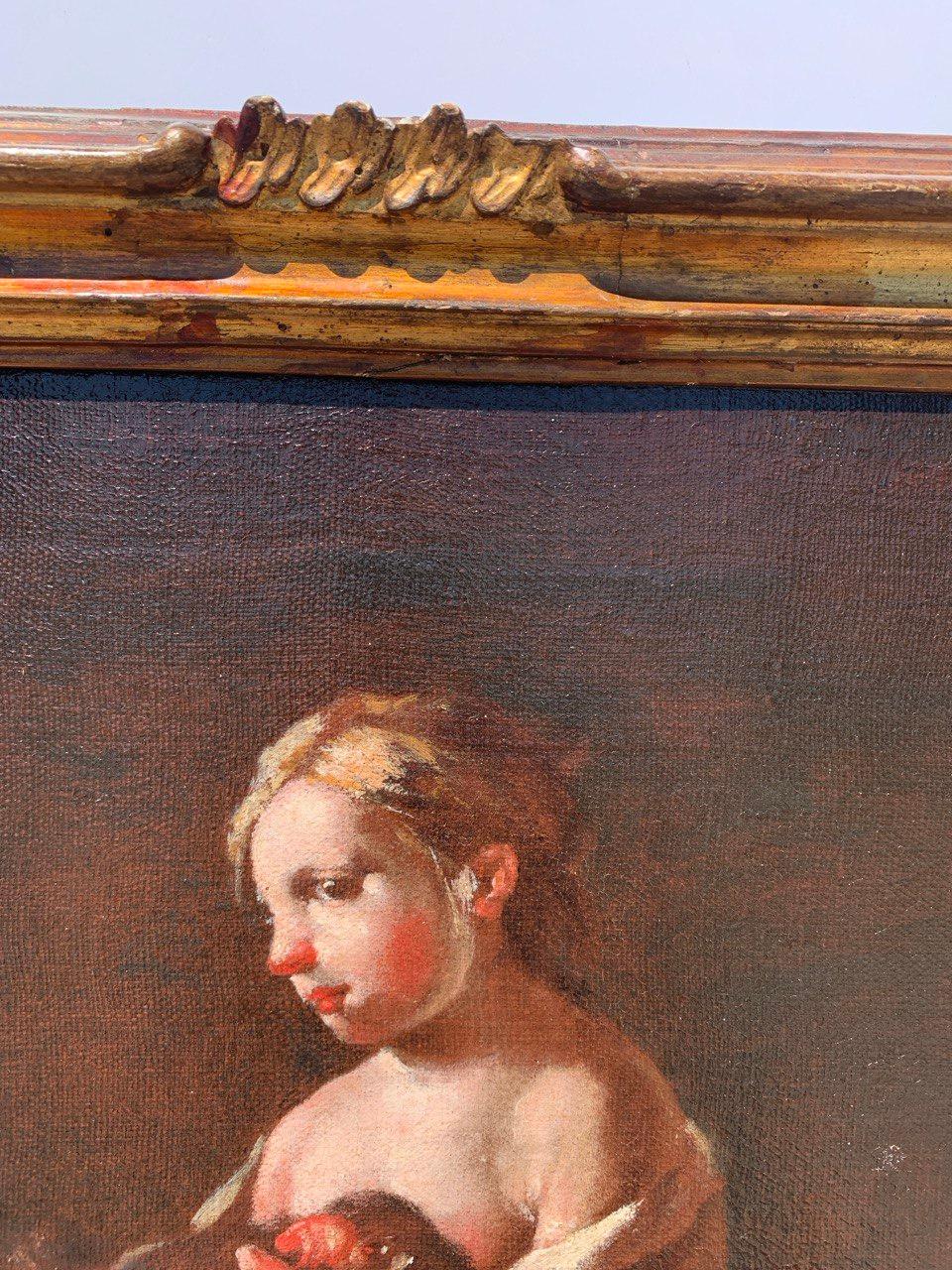 Giuseppe Maria Crespi (maître bolonais) - Paire de peintures de figures du XVIIIe siècle en vente 9