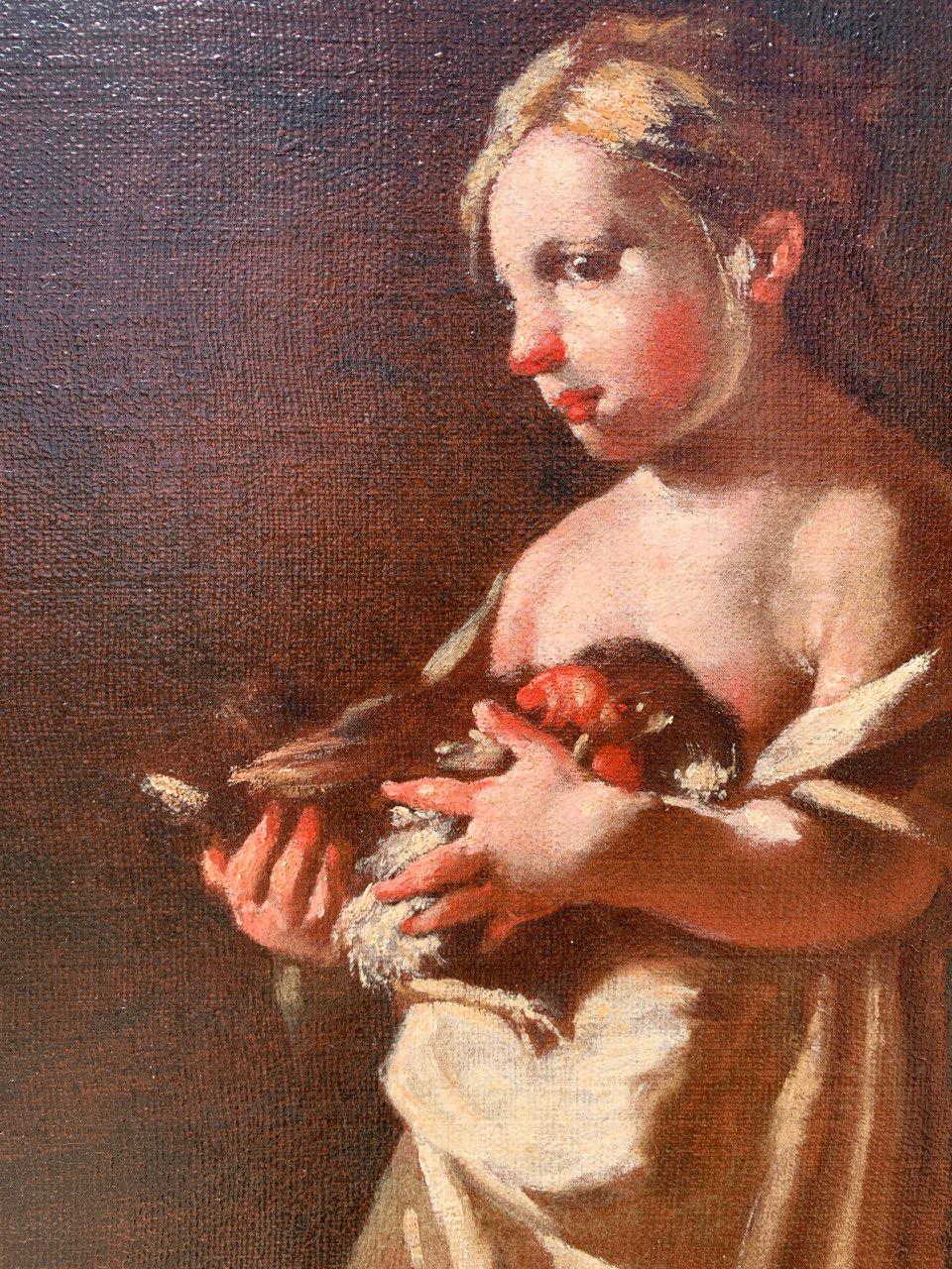 Giuseppe Maria Crespi (maître bolonais) - Paire de peintures de figures du XVIIIe siècle en vente 10