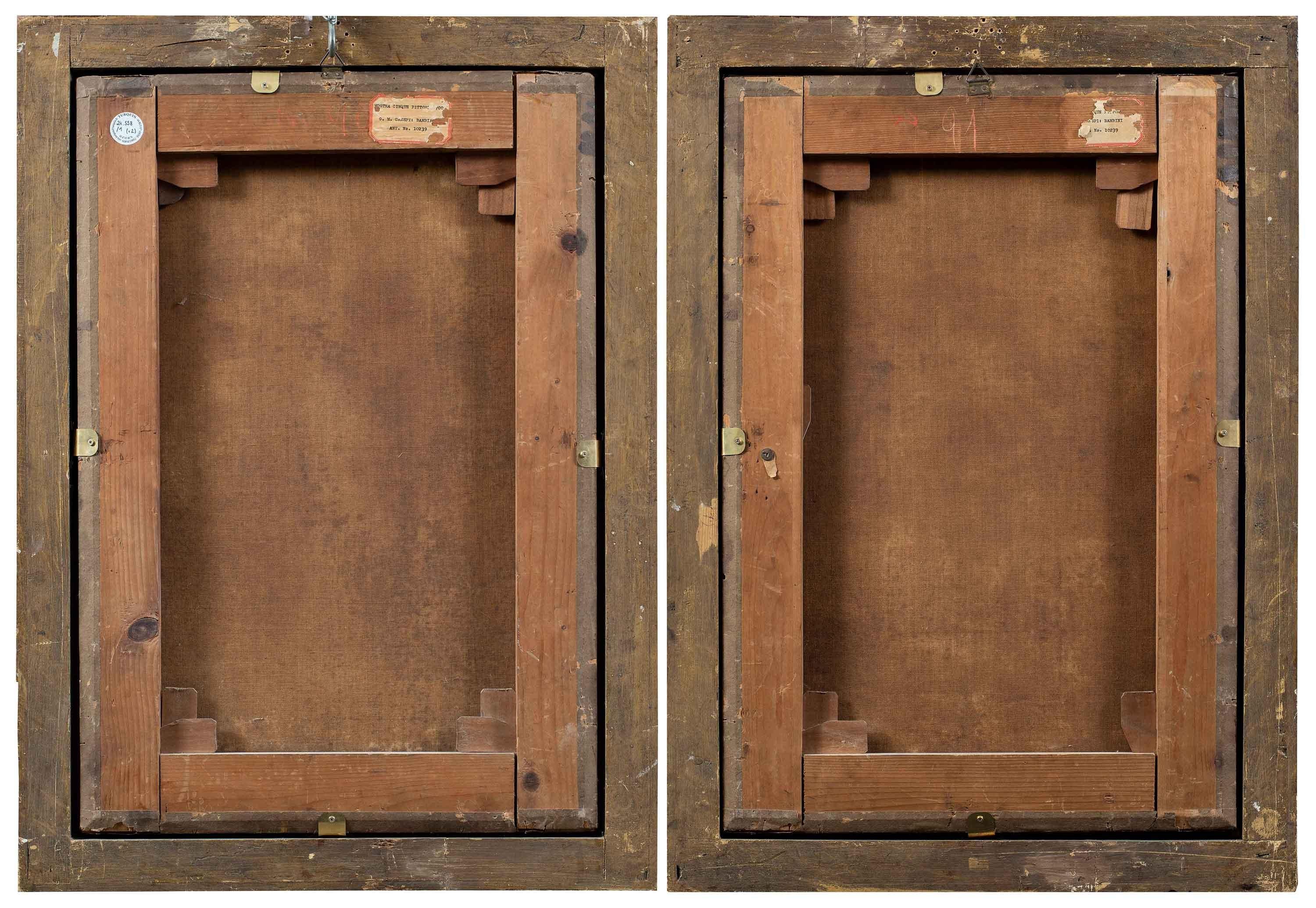 Giuseppe Maria Crespi (maestro boloñés) - Pareja de pinturas de figuras del siglo XVIII en venta 11