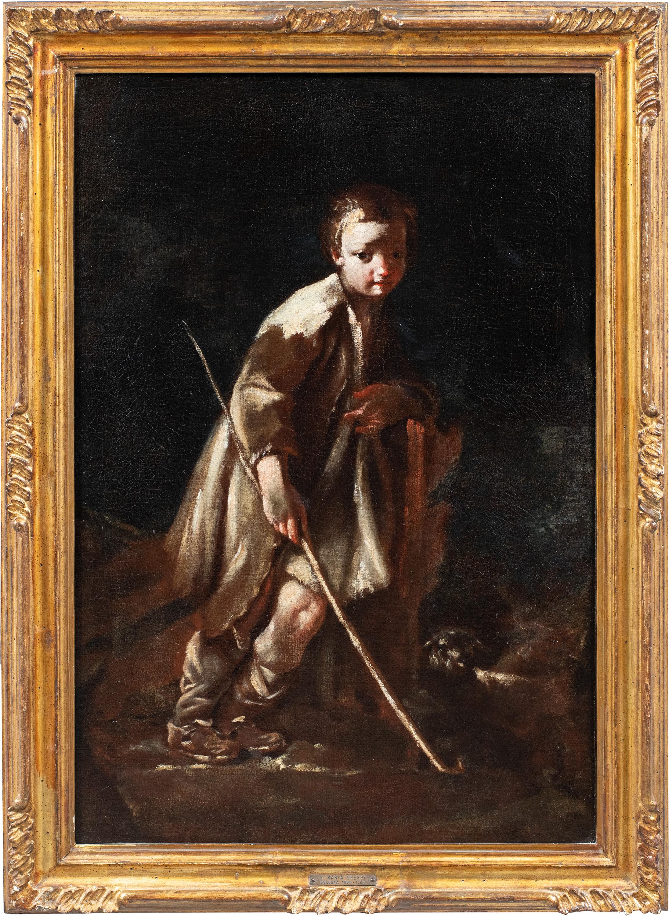 Giuseppe Maria Crespi (maître bolonais) - Paire de peintures de figures du XVIIIe siècle - Painting de Giuseppe Maria Crespi, called Lo Spagnuolo