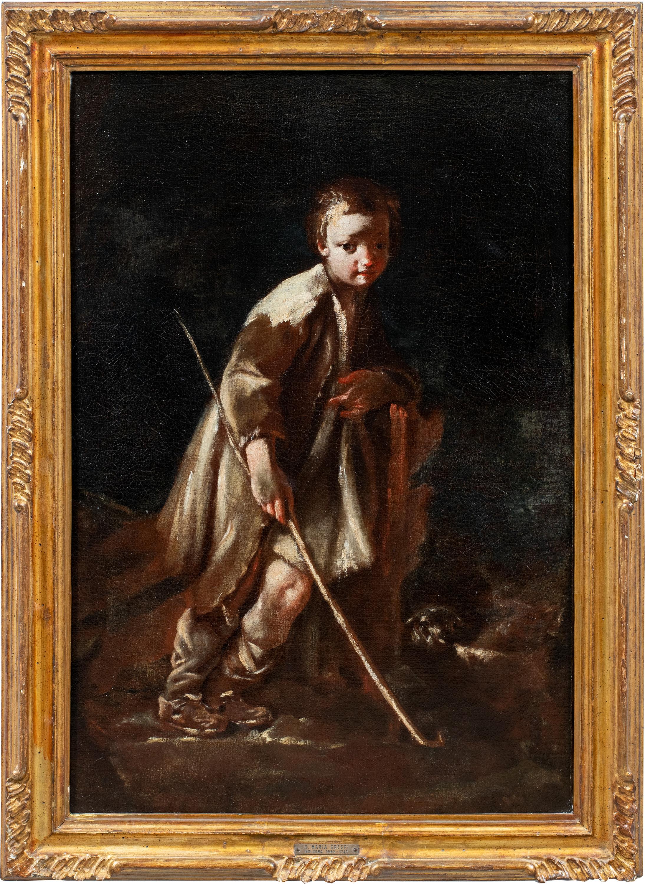 Giuseppe Maria Crespi (maestro boloñés) - Pareja de pinturas de figuras del siglo XVIII - Painting de Giuseppe Maria Crespi, called Lo Spagnuolo