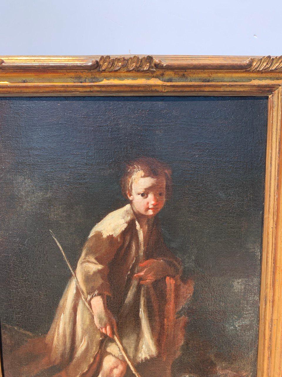 Giuseppe Maria Crespi (maître bolonais) - Paire de peintures de figures du XVIIIe siècle en vente 2