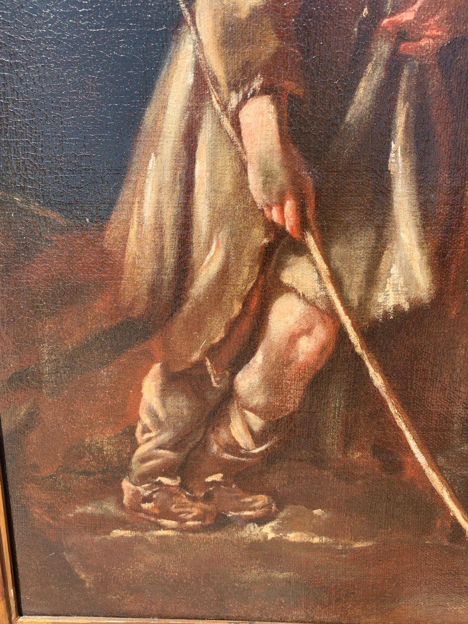 Giuseppe Maria Crespi (maître bolonais) - Paire de peintures de figures du XVIIIe siècle en vente 4