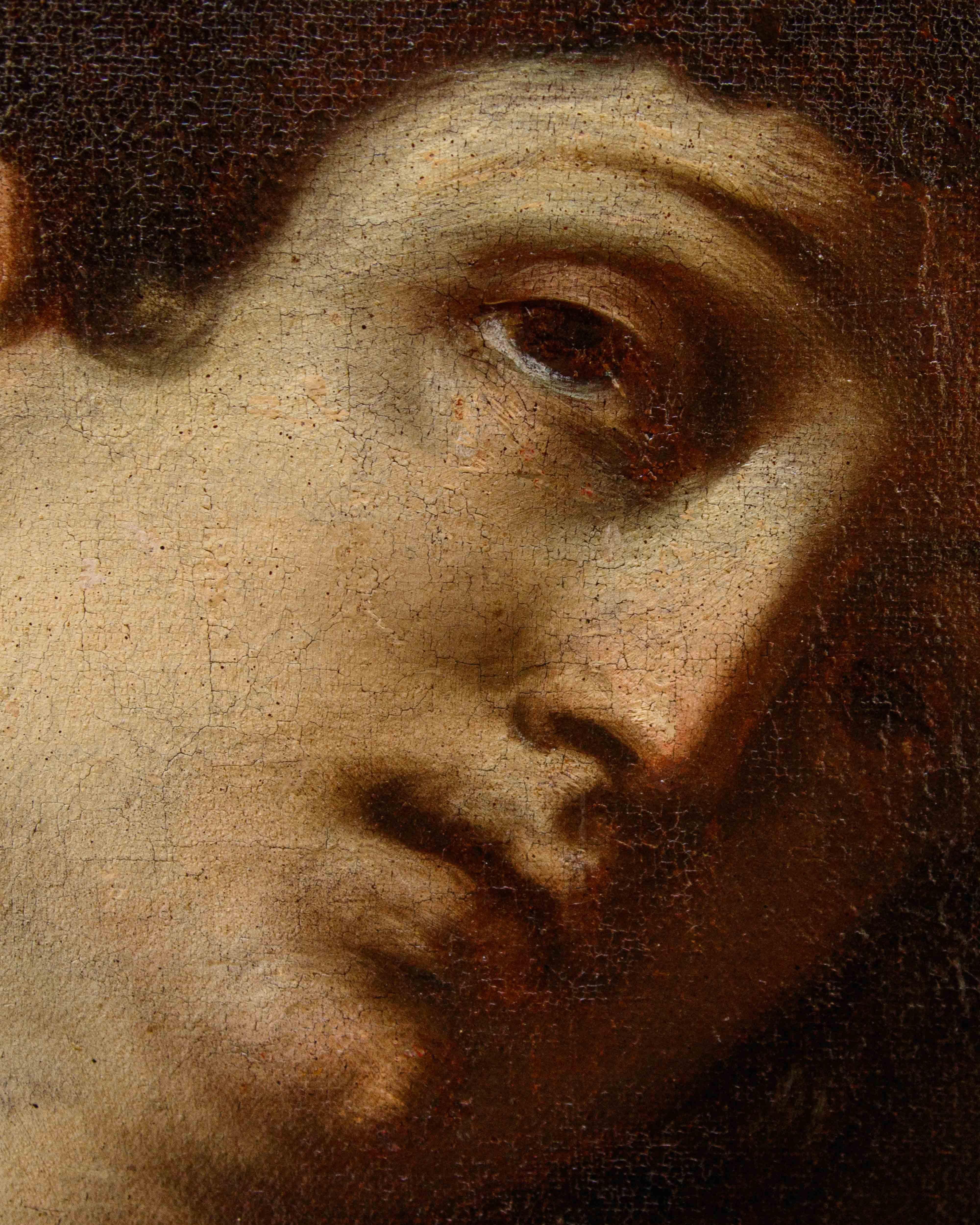 Suicidio di Lucrezia dipinto di Giuseppe Marullo im Angebot 9