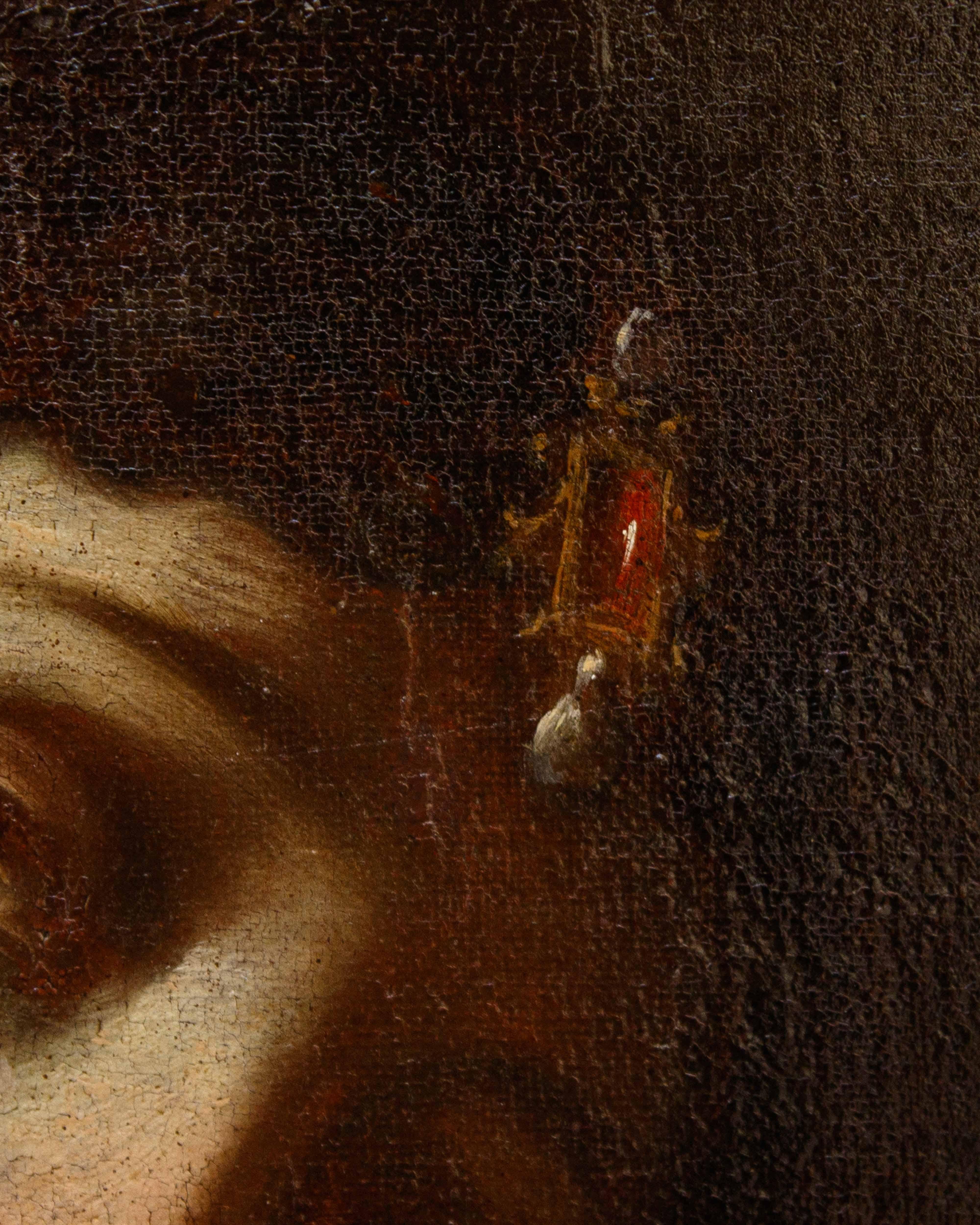 Suicidio di Lucrezia dipinto di Giuseppe Marullo im Angebot 1