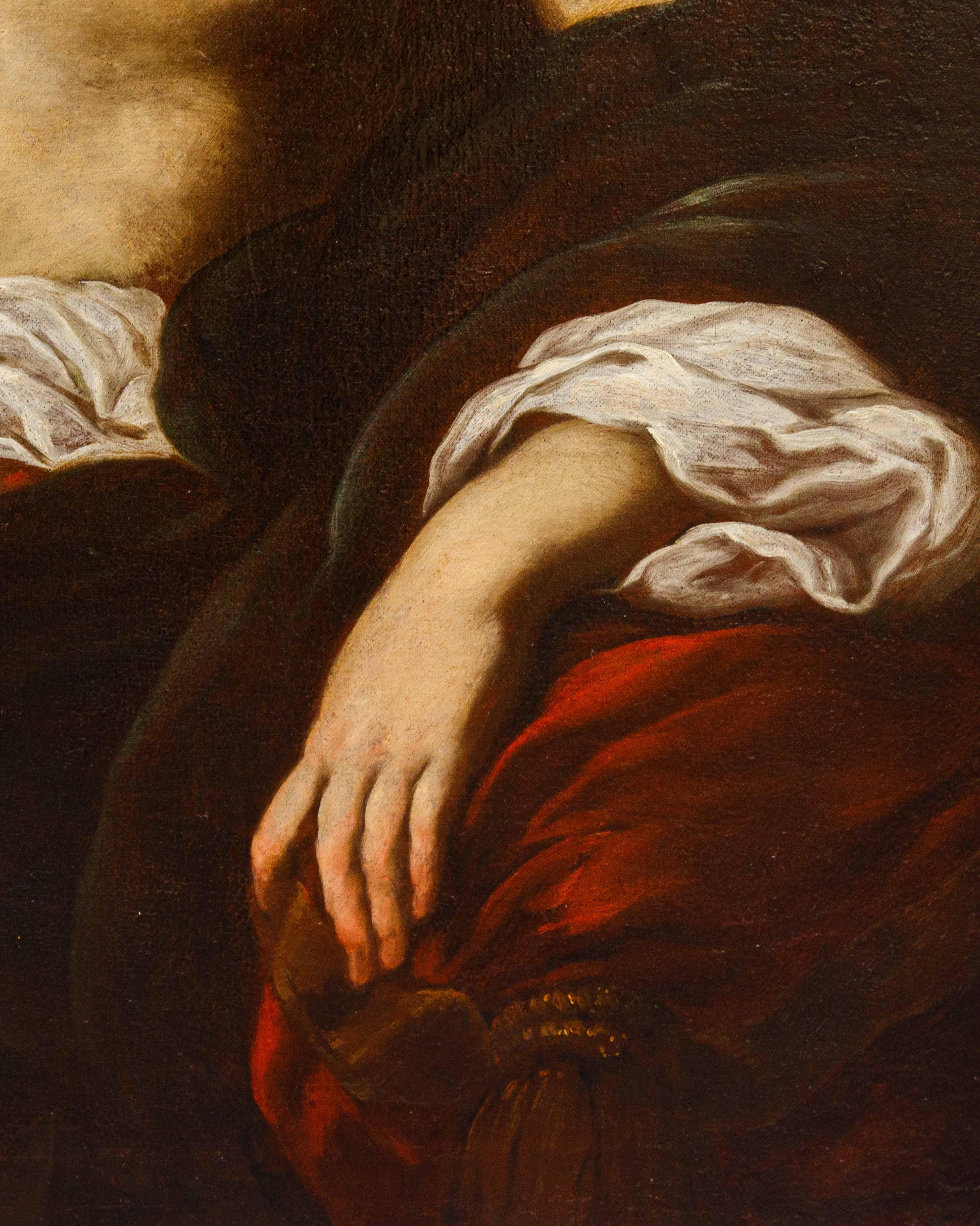 Suicidio di Lucrezia dipinto di Giuseppe Marullo For Sale 2