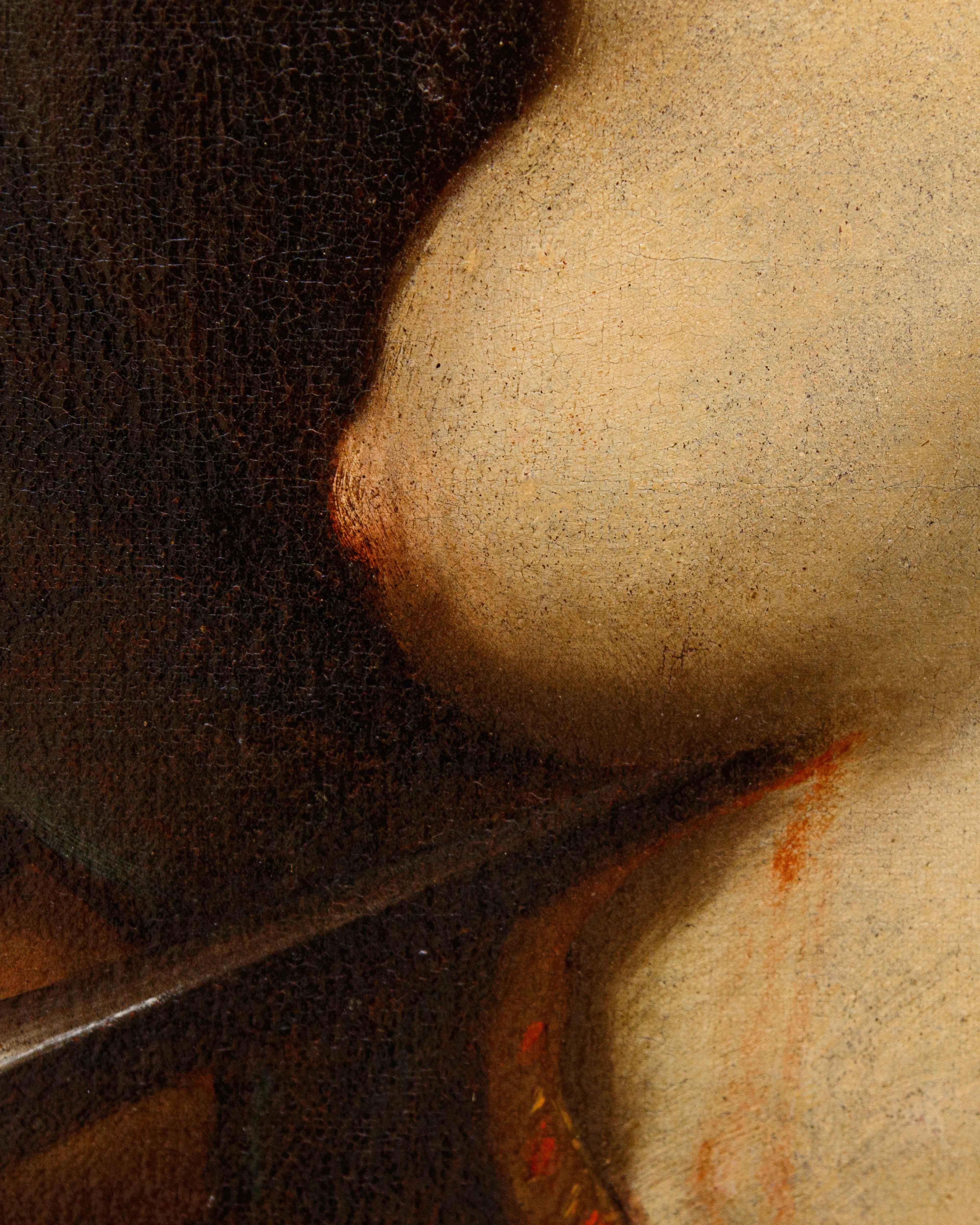 Suicidio di Lucrezia dipinto di Giuseppe Marullo For Sale 6