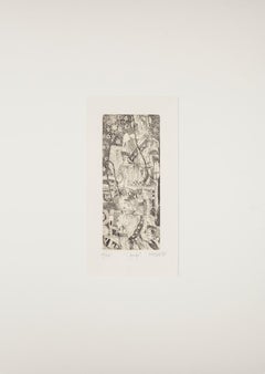 The Sicilian Pupi -  Etching by Giuseppe Megna - 1980