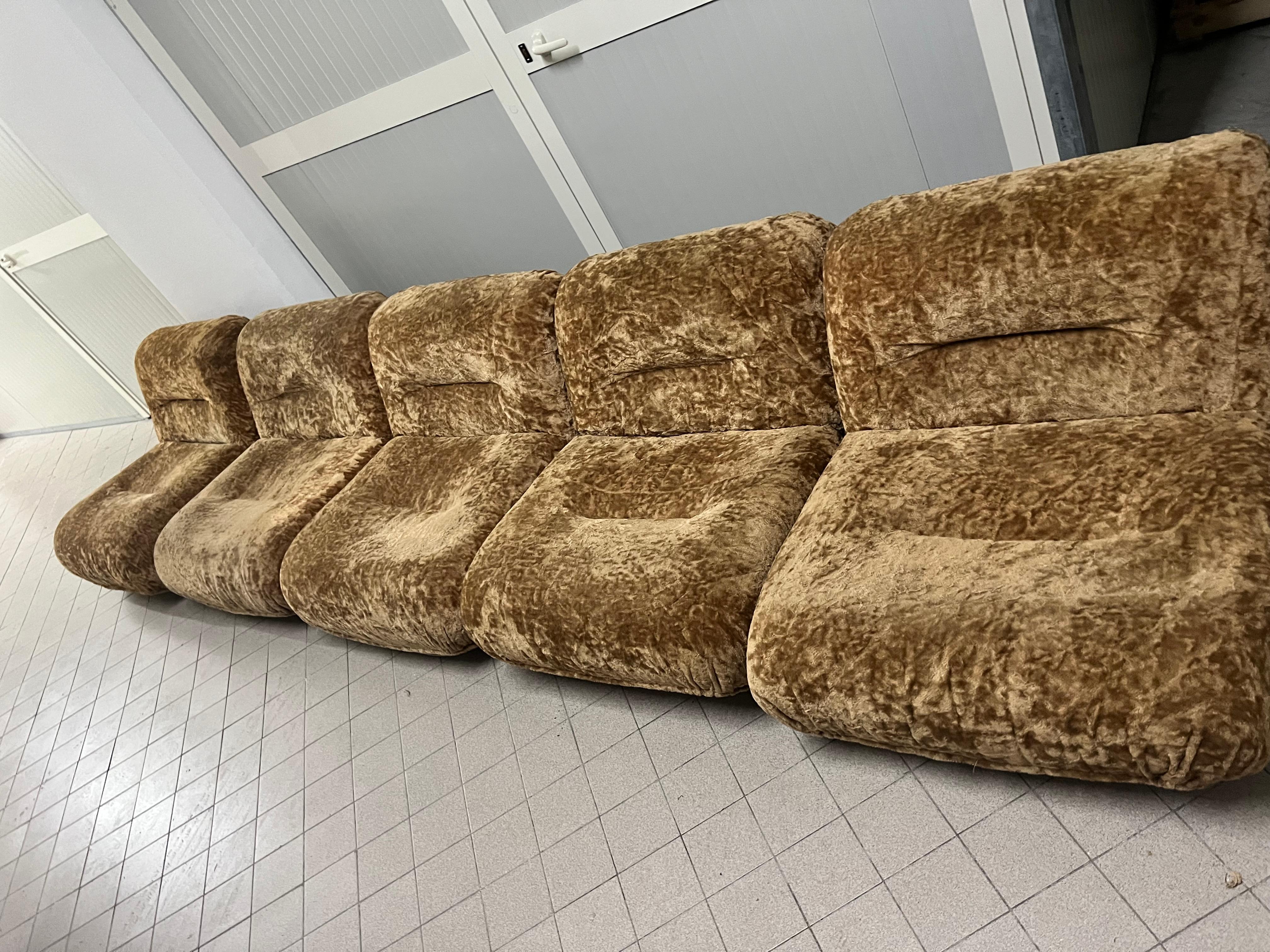 Giuseppe Munari Sectional sofa original Fabric  4