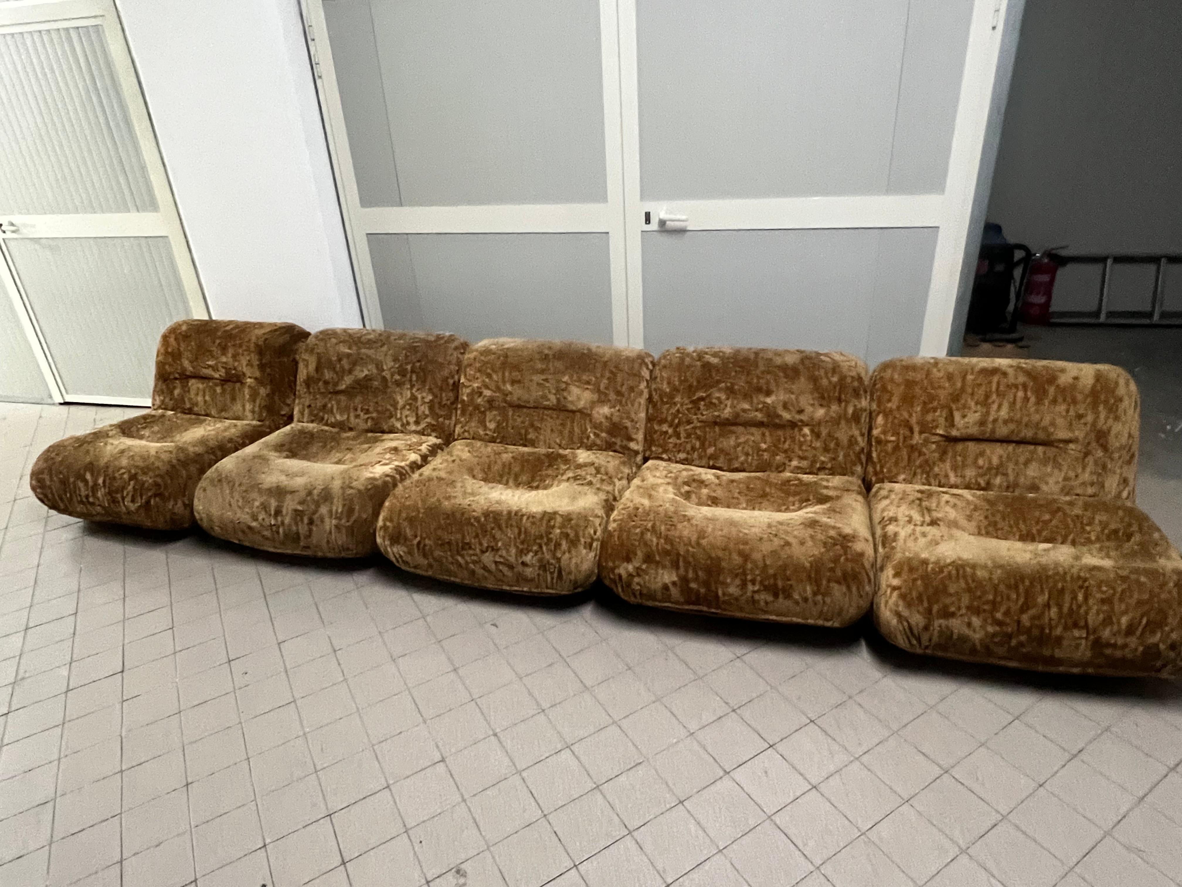 Giuseppe Munari Sectional sofa original Fabric  1