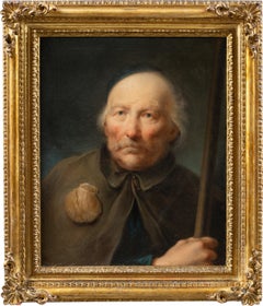 Giuseppe Nogari (maître vénitien du Rococò) - Peinture de figures du XVIIIe siècle - Saint 