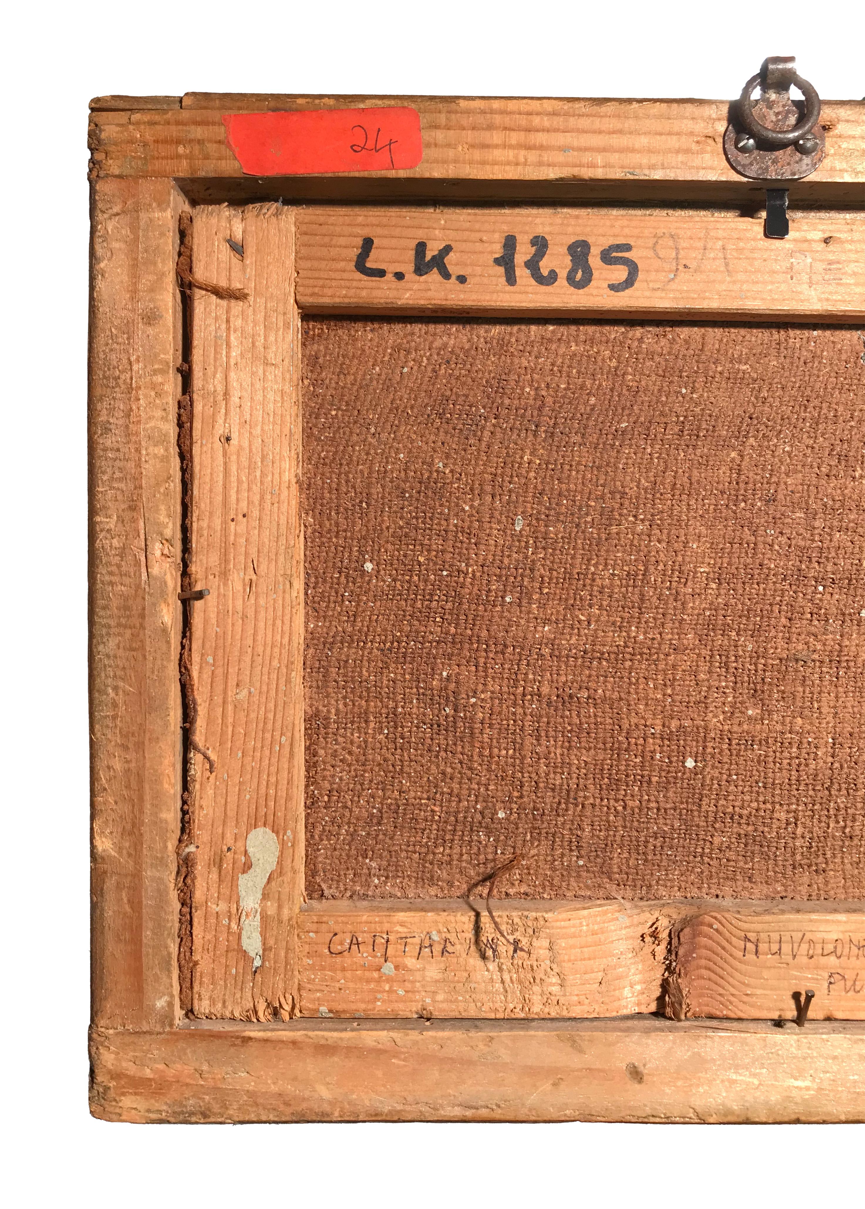 XVII secolo di Giuseppe Nuvolone Adorazione dei Magi Olio su carta e tela in vendita 11