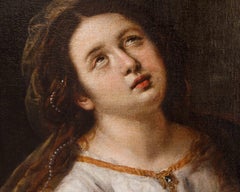 Holy Martyr in Ecstasy - 17th Century Emilian School