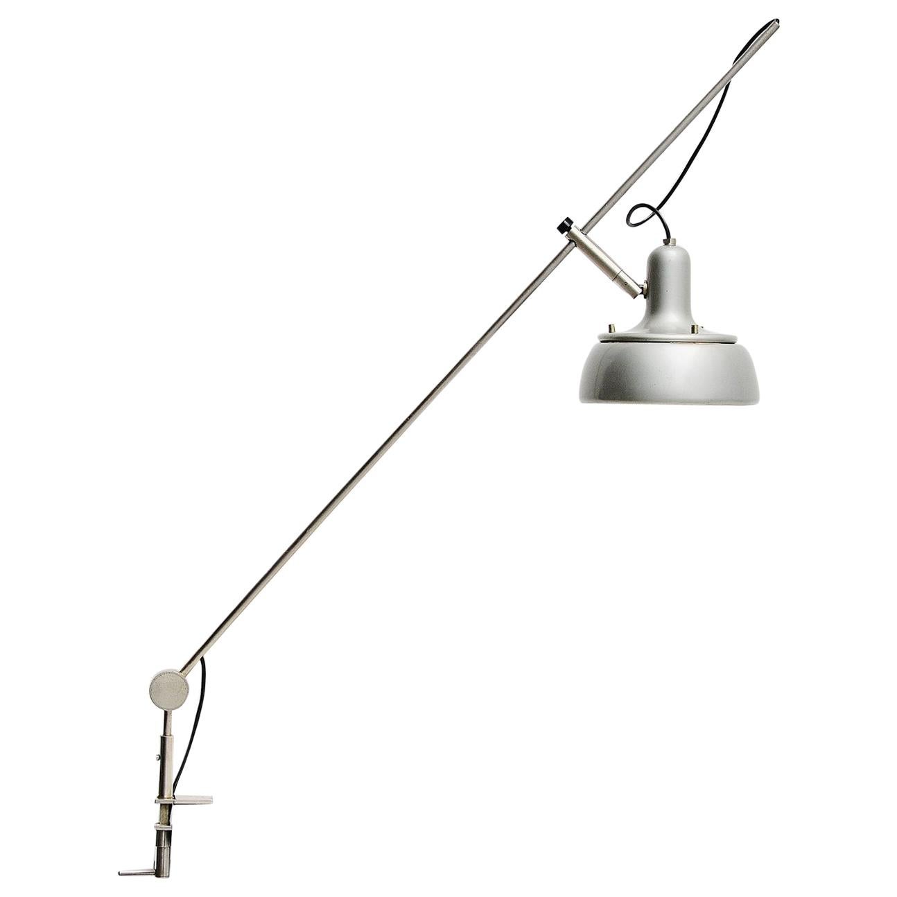 Giuseppe Ostuni 292-R Desk Clamp Lamp Italy 1950 For Sale