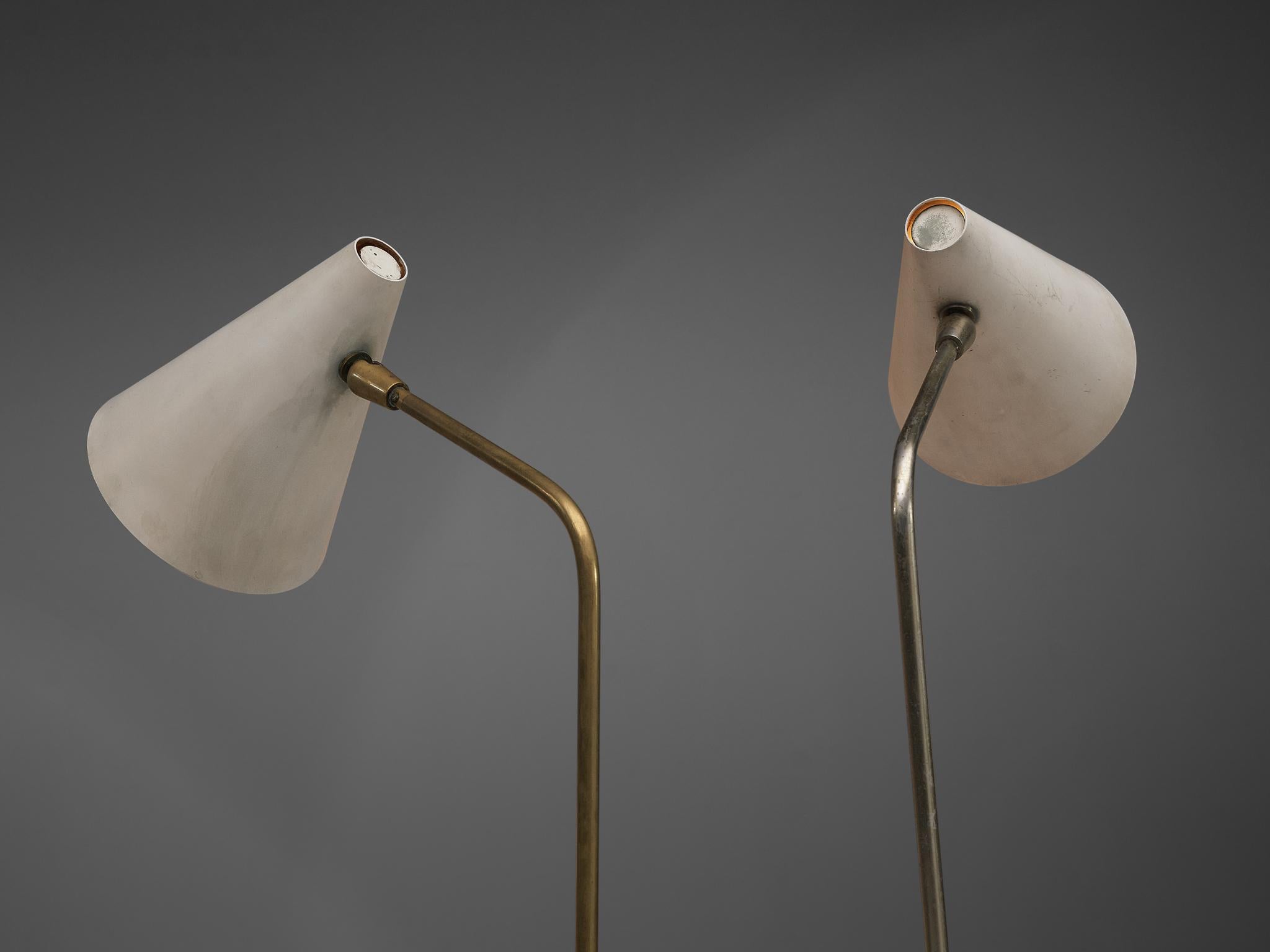 Giuseppe Ostuni Adjustable Floor Lamps in Marble and Metal 4