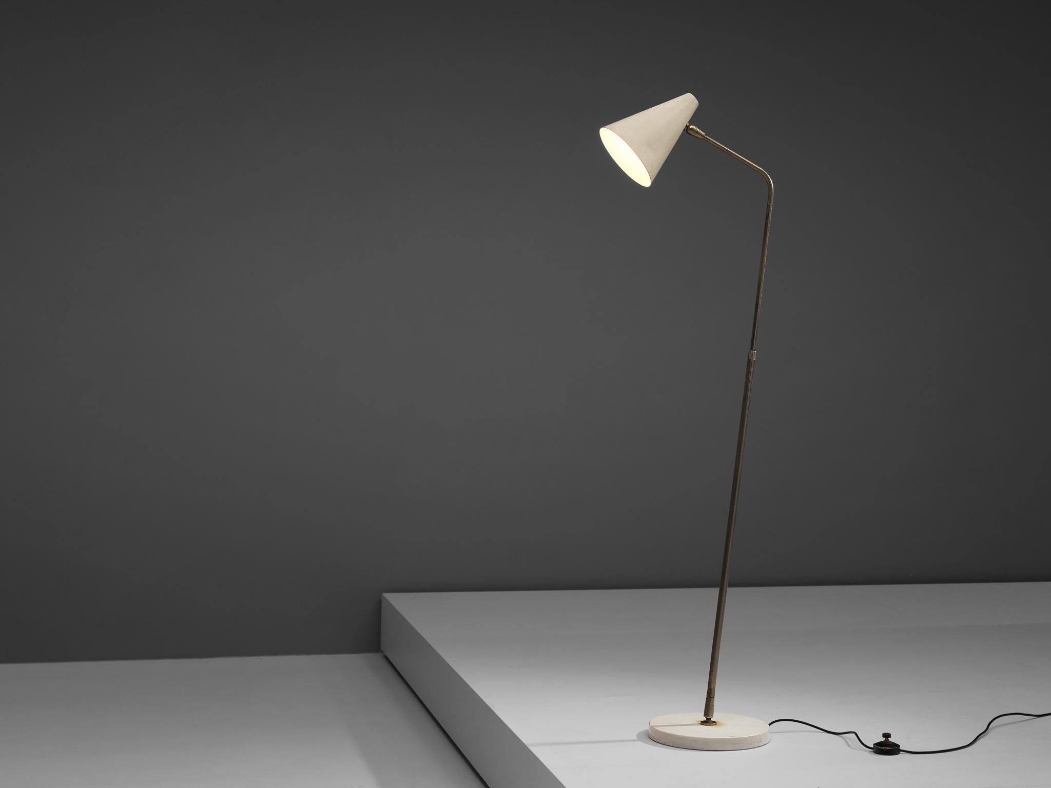 Giuseppe Ostuni Adjustable Floor Lamps in Marble and Metal 6
