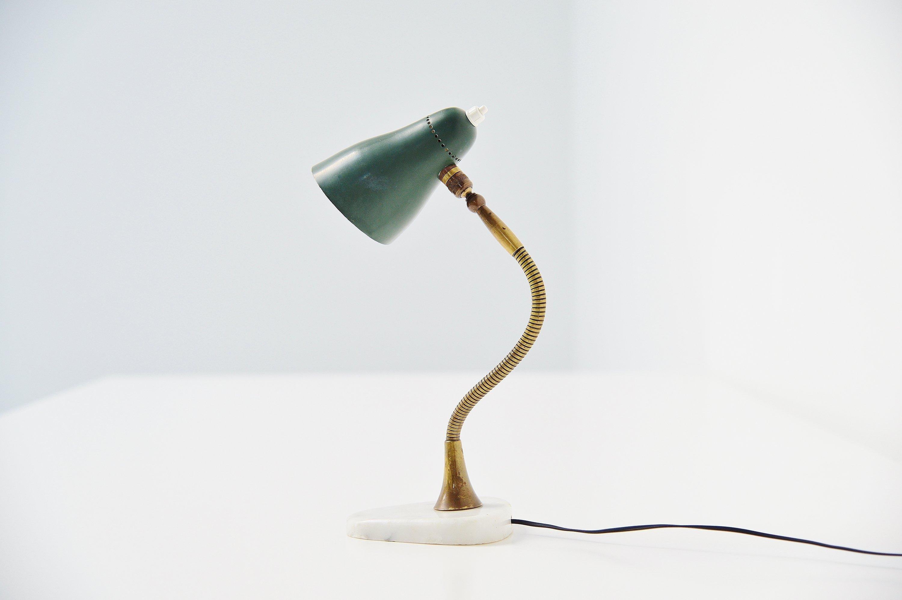 Giuseppe Ostuni Attributed Table Lamp, Italy, 1955 In Good Condition In Roosendaal, Noord Brabant