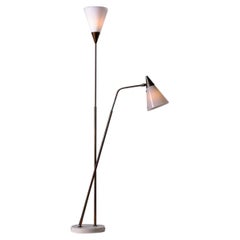 Giuseppe Ostuni for O-Luce Adjustable Floor Lamp, Italy 1952