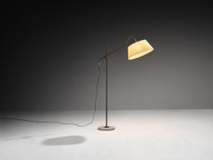 Giuseppe Ostuni for O-Luce 'Meridiana' Floor Lamp in Brass and Marble