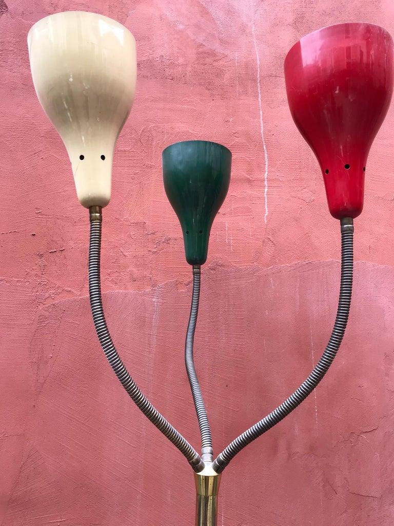 Giuseppe Ostuni pour OLuce, lampadaire, Italie, années 1950 en vente 8