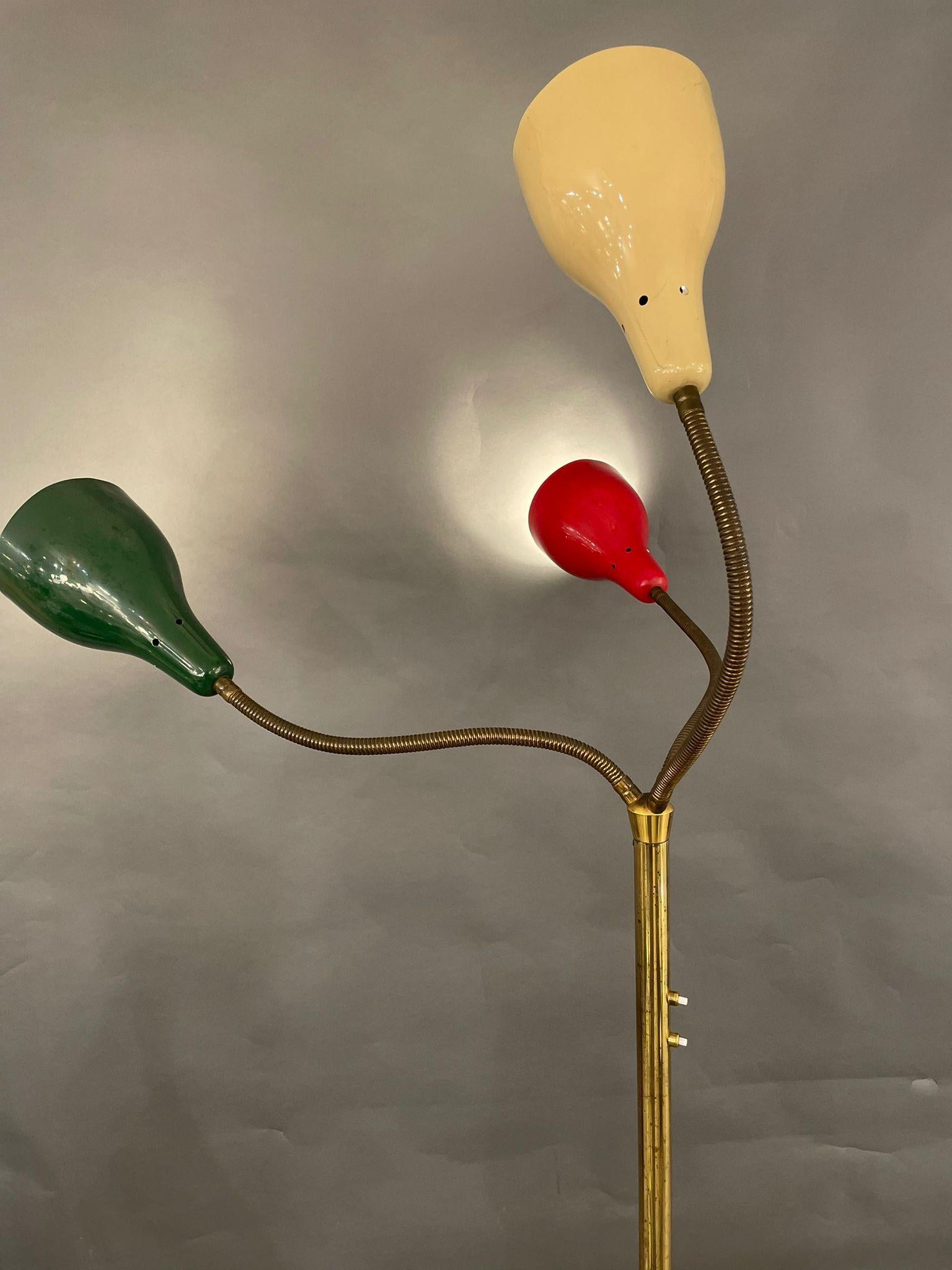 Giuseppe Ostuni for OLuce, Floor Lamp, Italy 1950s For Sale 11