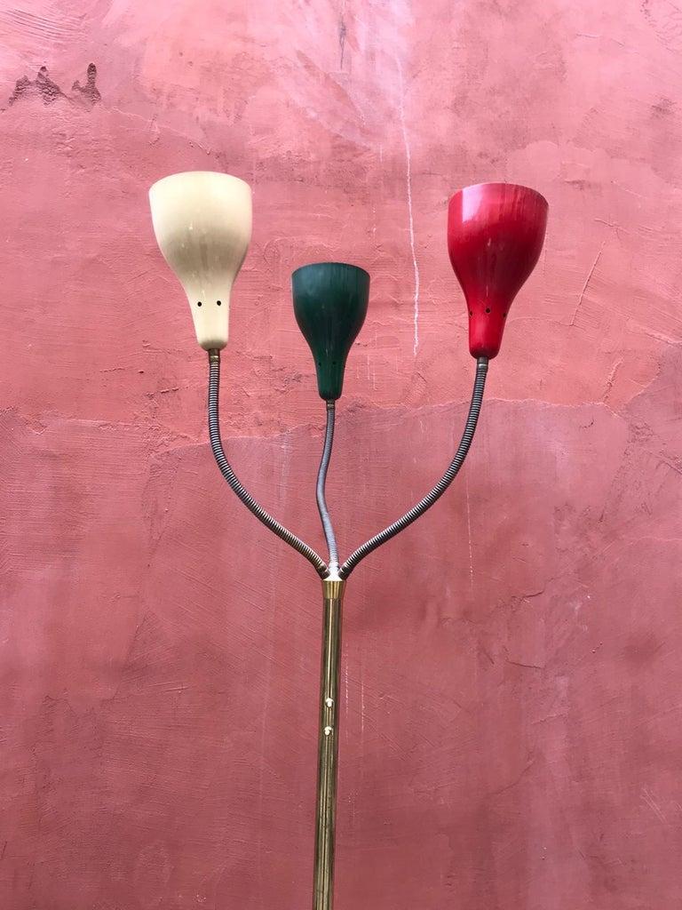 Giuseppe Ostuni for OLuce, Floor Lamp, Italy 1950s In Good Condition For Sale In London, GB