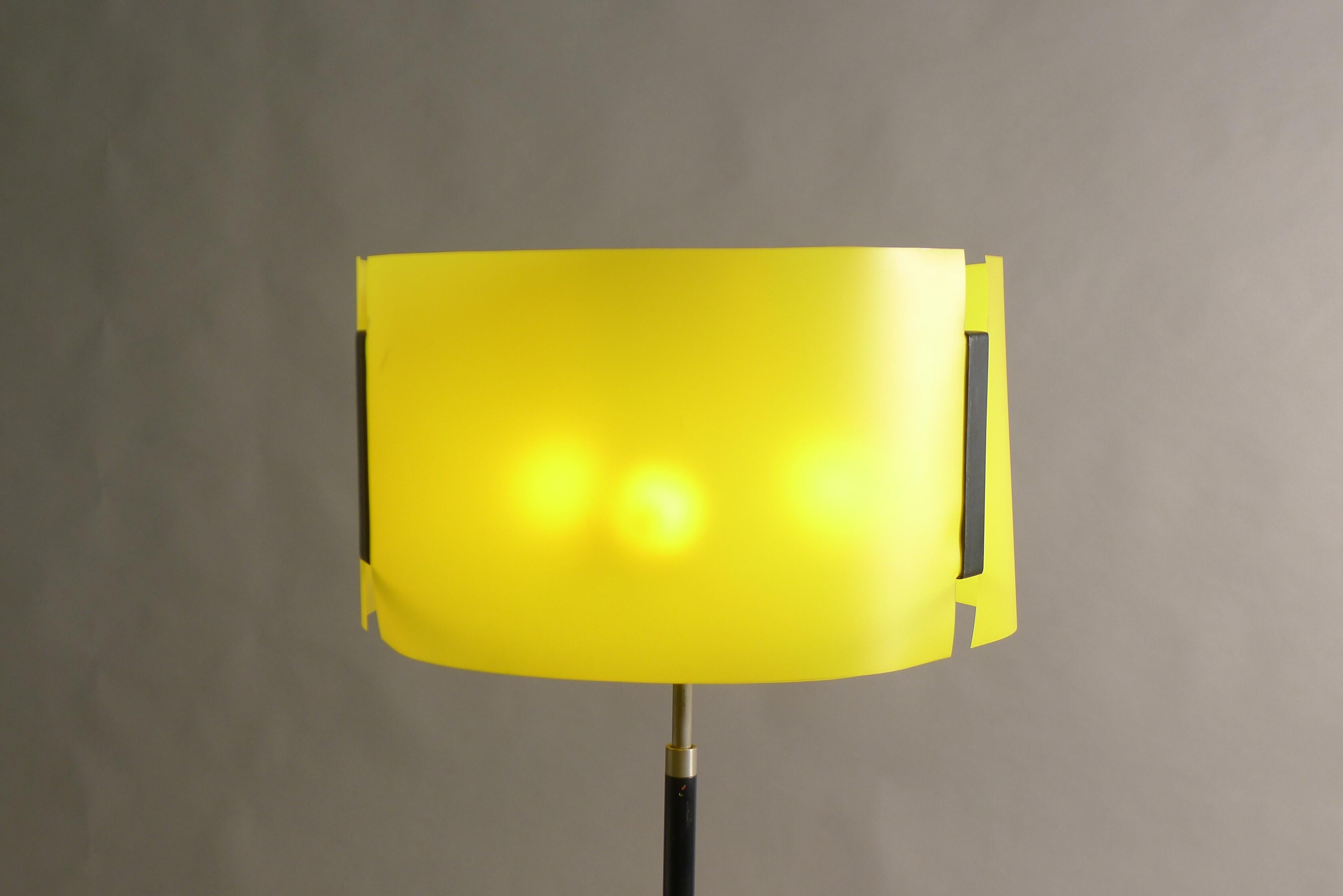 Mid-Century Modern Giuseppe Ostuni for Oluce, Italy, circa 1960's Adjustable Floor Lamp For Sale