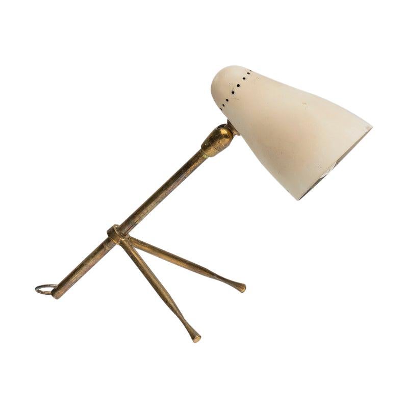 Giuseppe Ostuni Midcentury "Ochetta" Adjustable Table or Wall Light for O-Luce For Sale
