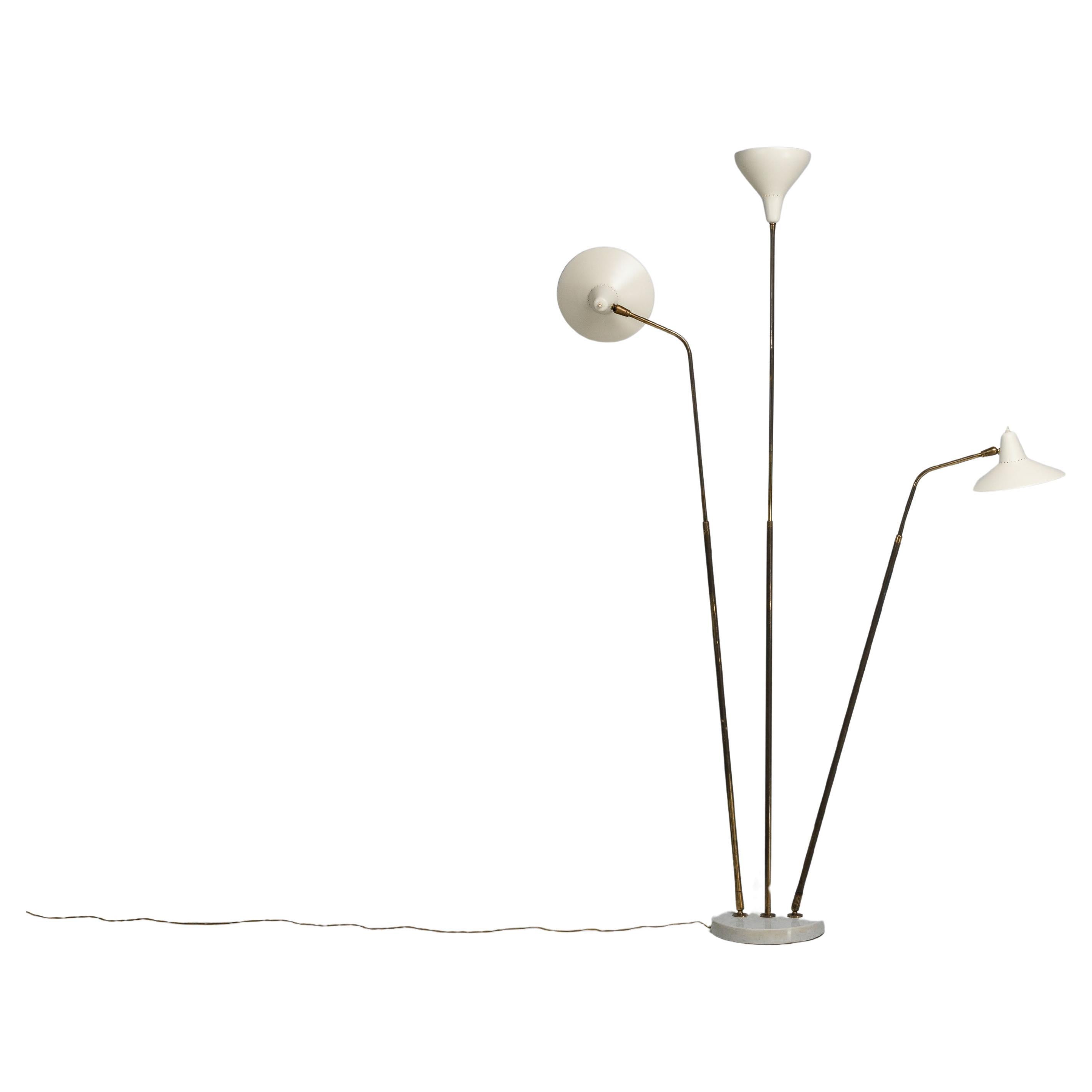 Lampadaire Giuseppe Ostuni modèle 339 Oluce Italie 1955