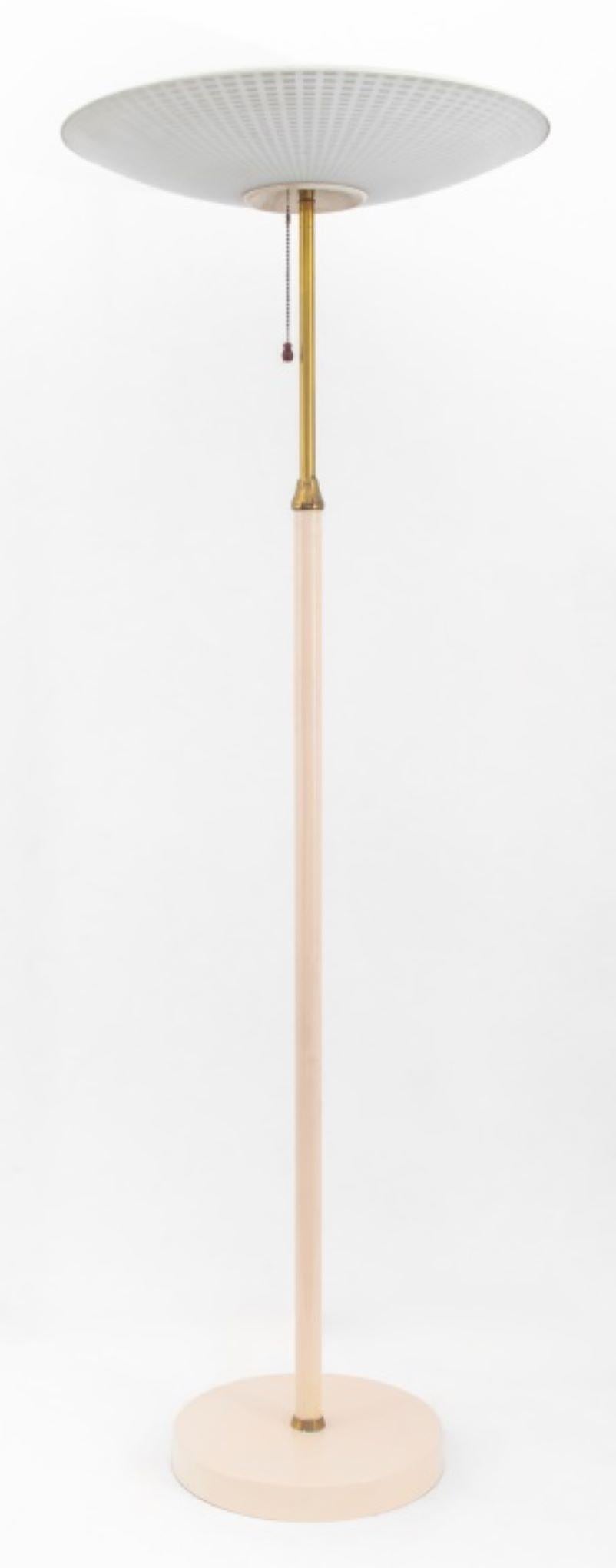 20th Century Giuseppe Ostuni Oluce Saucer Floor Lamp For Sale