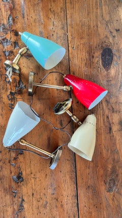 Mid-Century Modern Wall Sconces by Giuseppe Ostuni, Italy, 1950