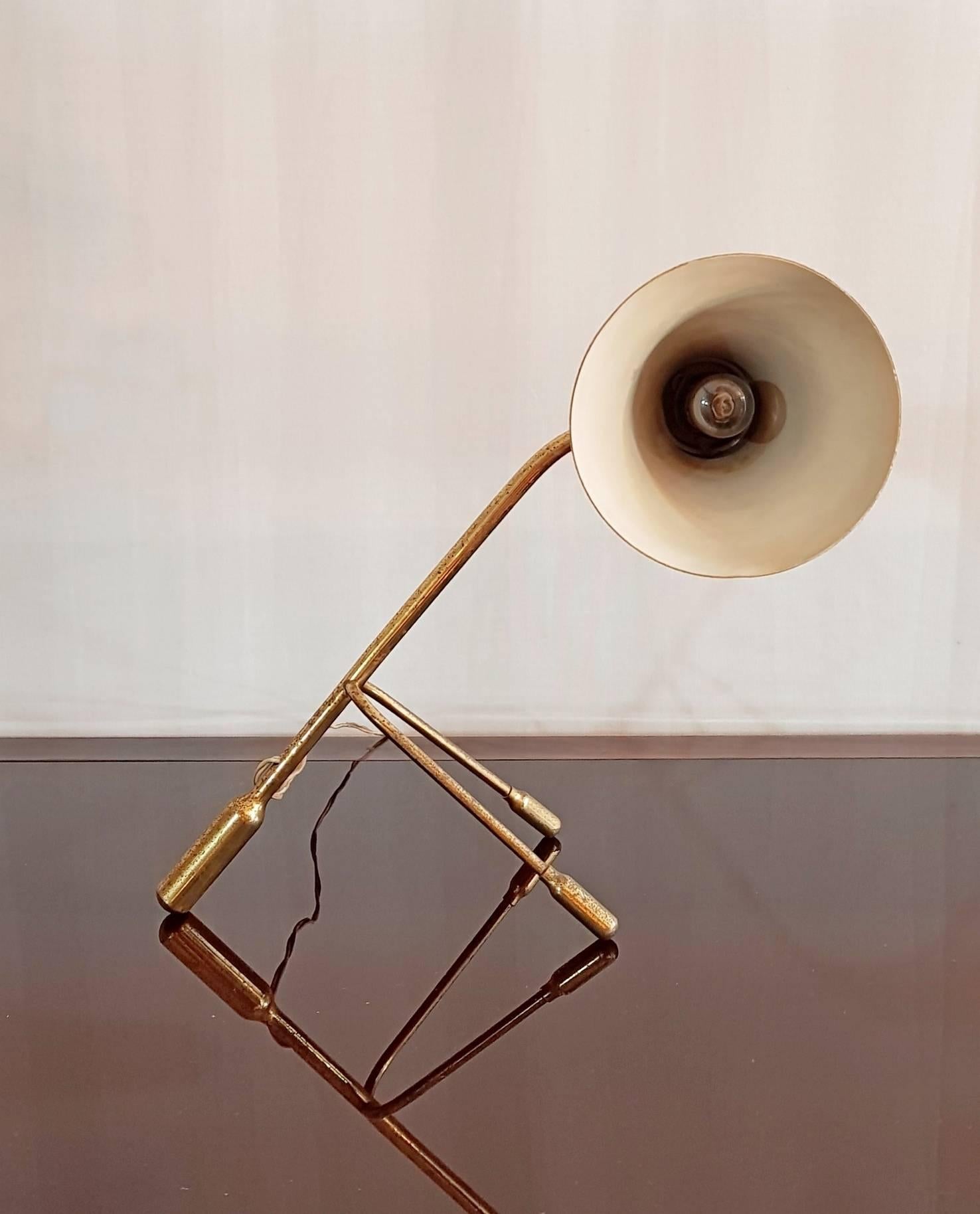 Giuseppe Ostuni Table Lamp Model Ochetta by O-Luce, Italy In Good Condition In Albano Laziale, Rome/Lazio