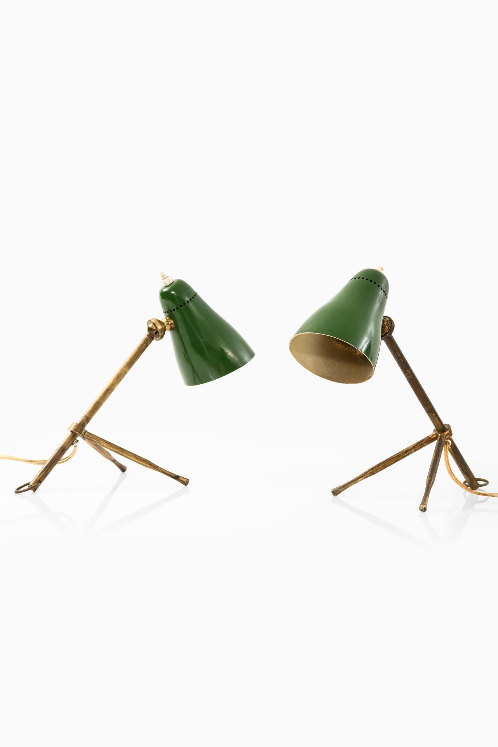 Mid-20th Century Giuseppe Ostuni Table / Wall Lamps Model Ochetta Produced by O-luce in Italy For Sale