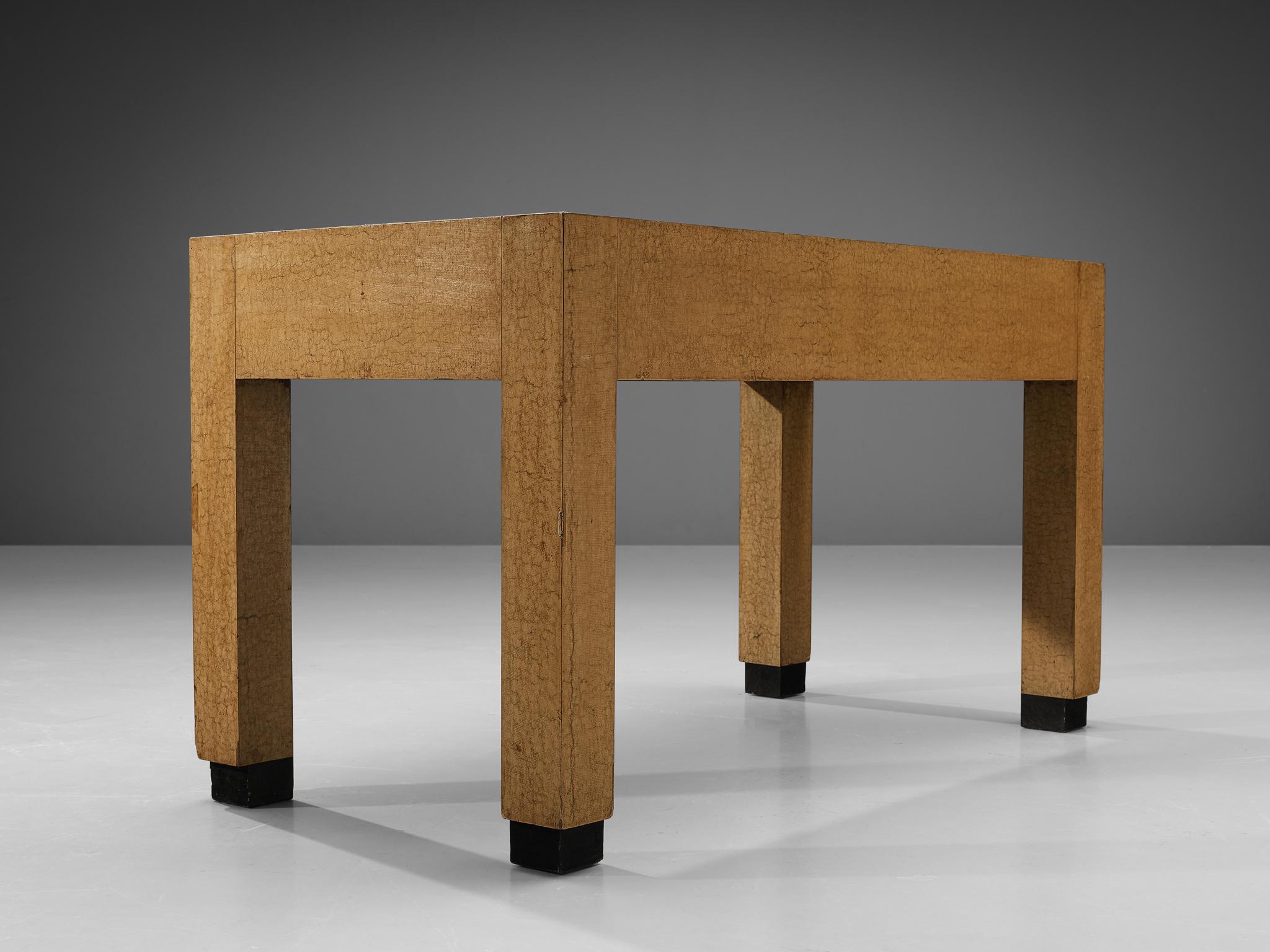 Italian Giuseppe Pagano-Pogatschnig and Gino Levi Montalcini Desk in Wood and Buxus 