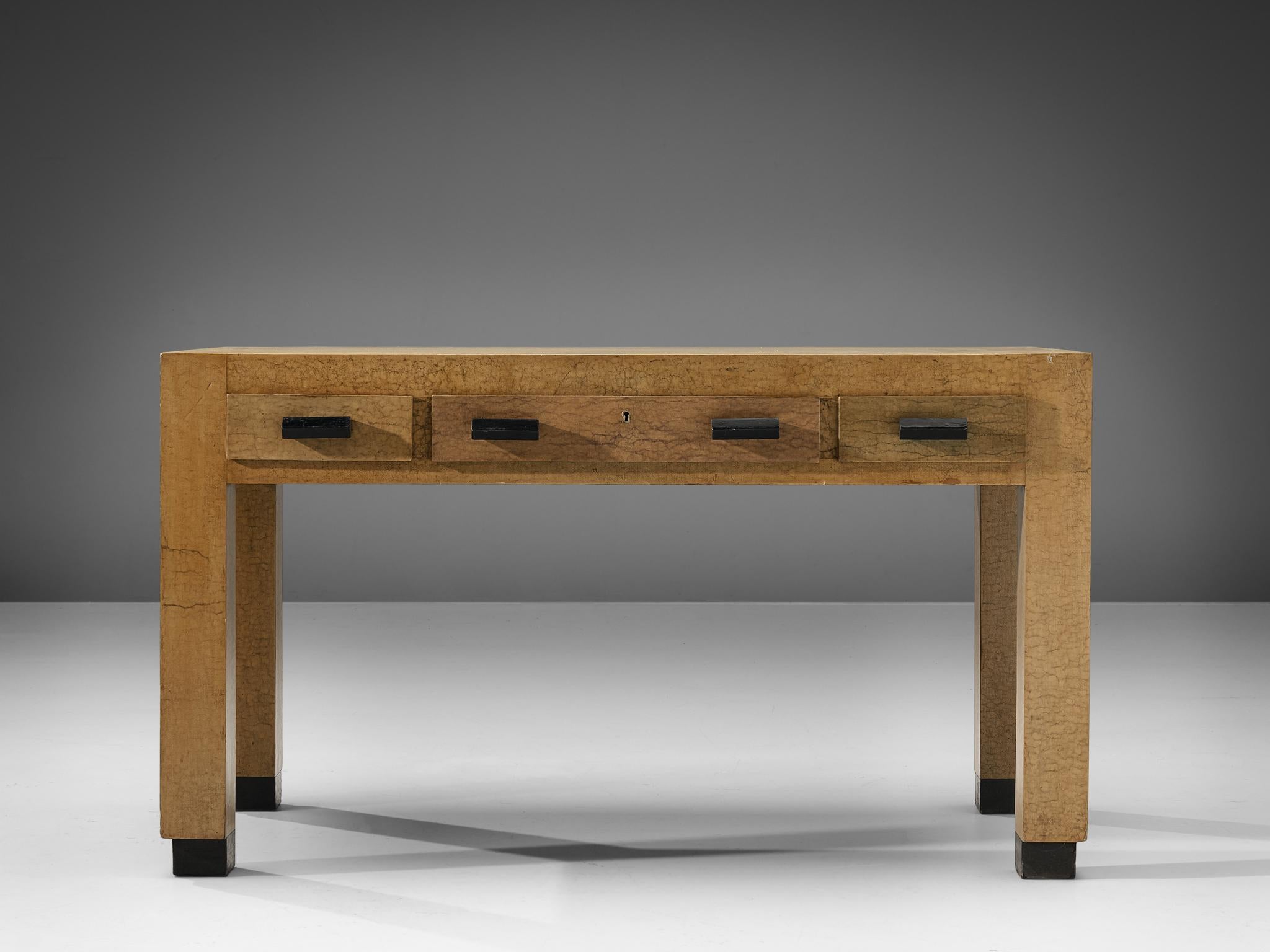 Giuseppe Pagano-Pogatschnig and Gino Levi Montalcini Desk in Wood and Buxus  2